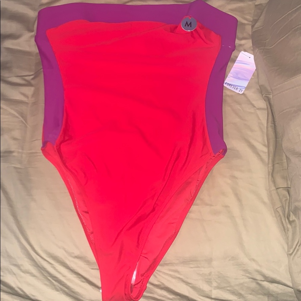 Forever 21 strapless bathing suit